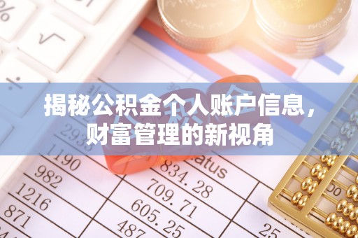 海安揭秘公积金个人账户信息，财富管理的新视角