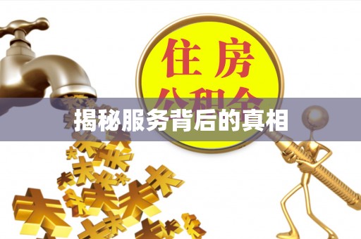 海安揭秘服务背后的真相