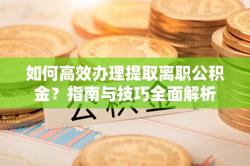 海安如何高效办理提取离职公积金？指南与技巧全面解析