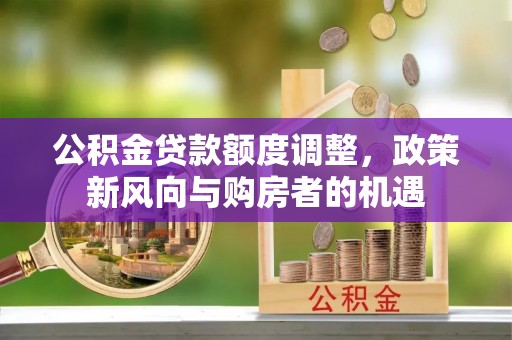 海安公积金贷款额度调整，政策新风向与购房者的机遇