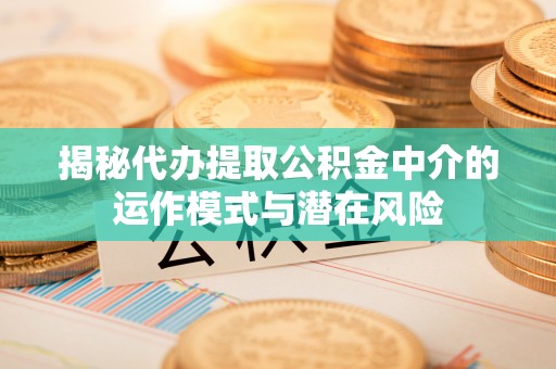 海安揭秘代办提取公积金中介的运作模式与潜在风险