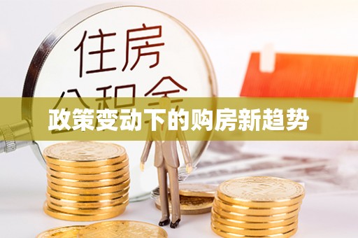 海安政策变动下的购房新趋势