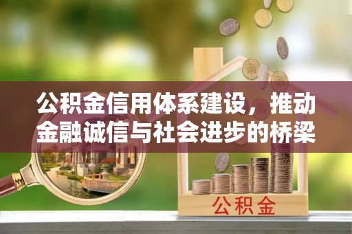 海安公积金信用体系建设，推动金融诚信与社会进步的桥梁