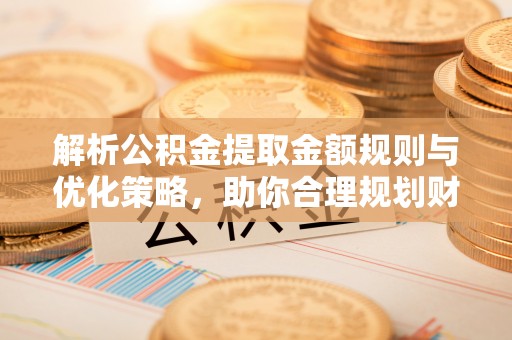 海安解析公积金提取金额规则与优化策略，助你合理规划财务未来
