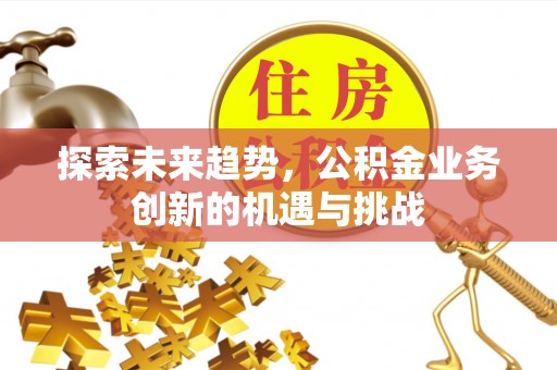 海安探索未来趋势，公积金业务创新的机遇与挑战