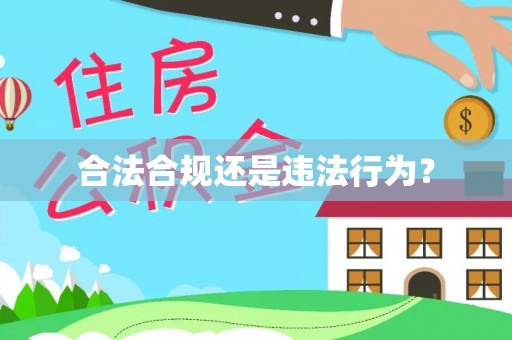 海安合法合规还是违法行为？
