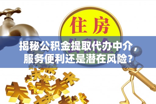 海安揭秘公积金提取代办中介，服务便利还是潜在风险？