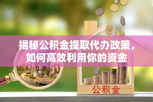 海安揭秘公积金提取代办政策，如何高效利用你的资金