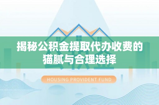 海安揭秘公积金提取代办收费的猫腻与合理选择