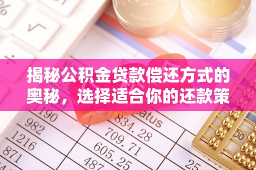 海安揭秘公积金贷款偿还方式的奥秘，选择适合你的还款策略